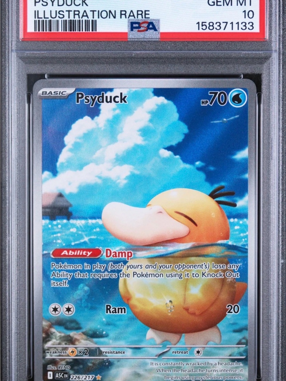 Psyduck Illustration Rare PSA10
